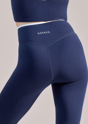 Ultimate Everyday Wrap Waist Leggings - Navy
