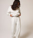 ALL SZN pantalon de jogging bio à jambes larges - Light Grey Marl