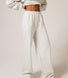 ALL SZN pantalon de jogging bio à jambes larges grande taille - Light Grey Marl