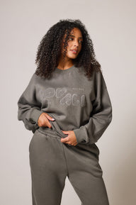 ALL SZN organique Sweat à Capuche Oversize grande taille Style 2 - Slate Green