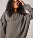ALL SZN organique Sweat à Capuche Oversize Style 4 - Slate Green