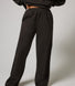 ALL SZN pantalon de jogging bio à jambes larges - Black Coffee