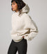Poids lourd Sweat à Capuche Oversize - Ecru