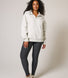 ALL SZN organique Pull Oversize avec Quart de Zip - Light Grey Marl