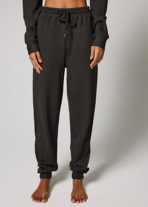 Pantalon de jogging Lounge-Luxe - Black Coffee