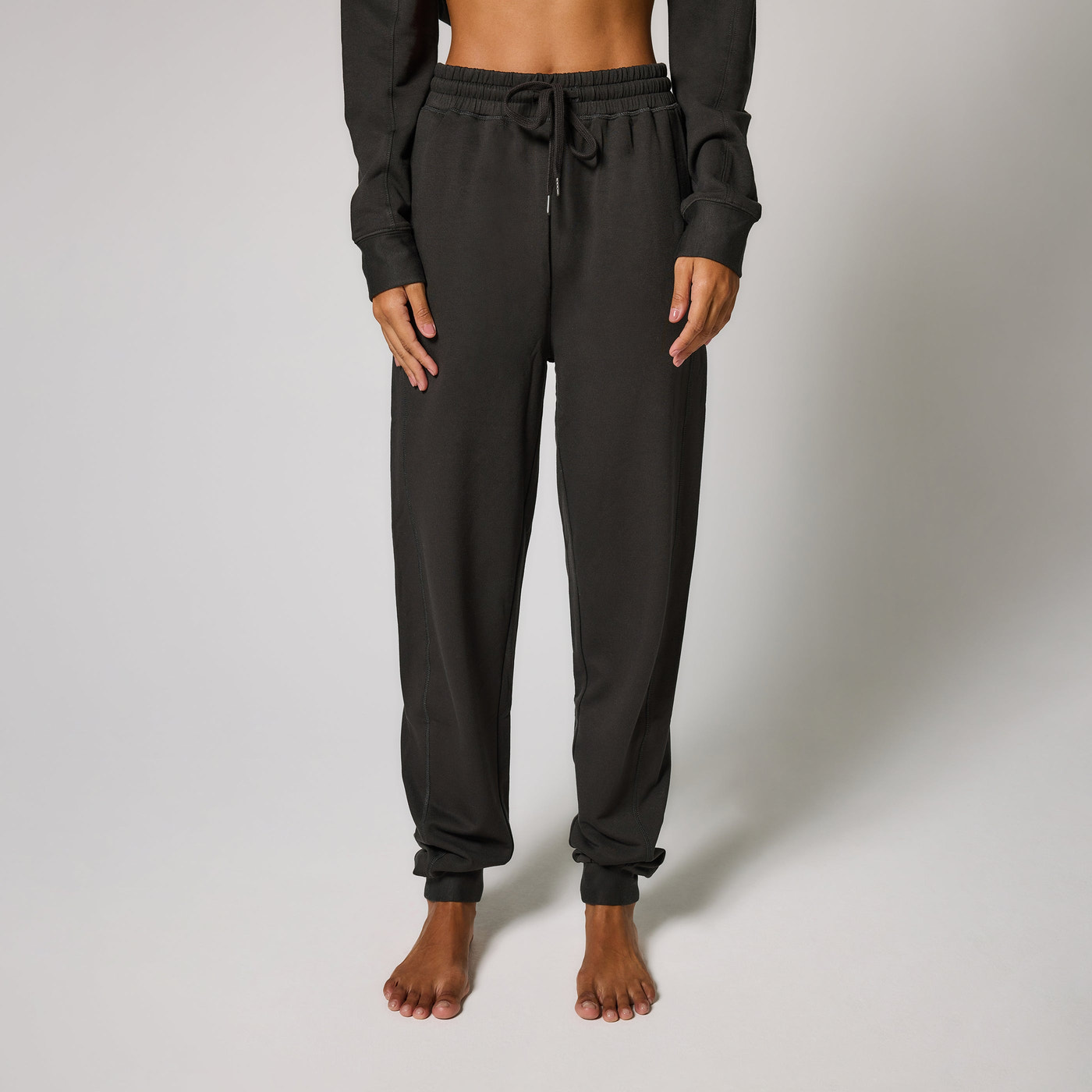 Pantalon de jogging Lounge-Luxe grande taille - Black Coffee