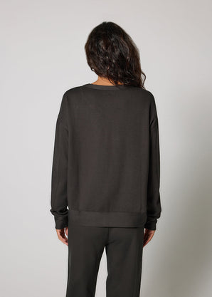 Sweat Lounge-Luxe grande taille - Black Coffee