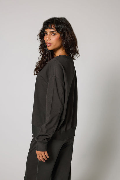 Sweat Lounge-Luxe grande taille - Black Coffee