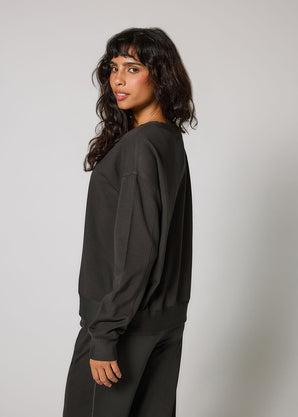 Sweat Lounge-Luxe grande taille - Black Coffee