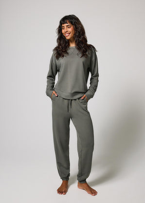 Sweat Lounge-Luxe - Slate Green
