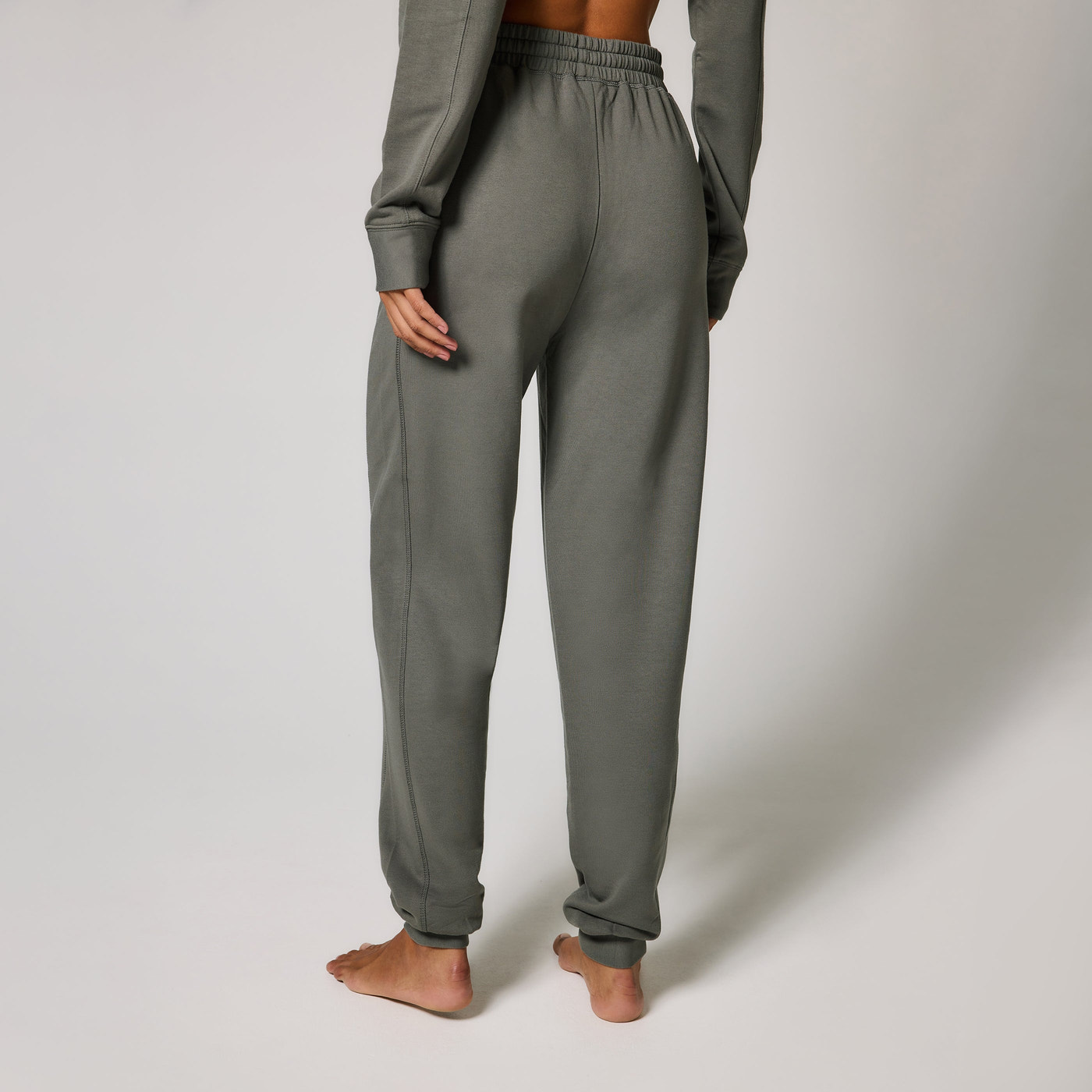 Pantalon de jogging Lounge-Luxe grande taille - Slate Green