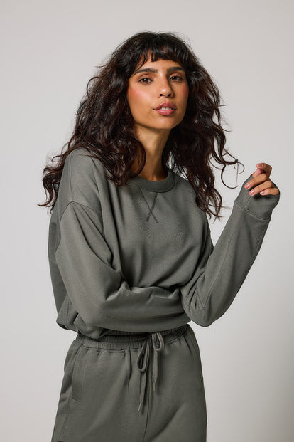 Sweat Lounge-Luxe - Slate Green