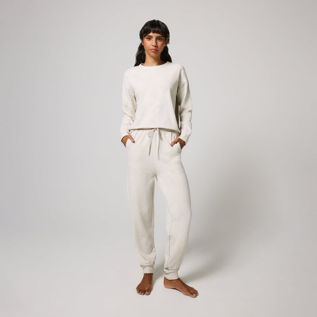 Pantalon de jogging Lounge-Luxe - Vanilla Marl