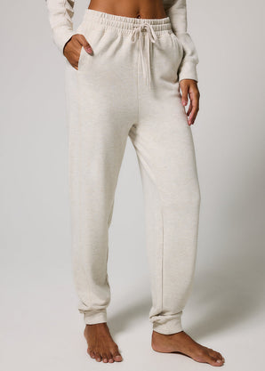 Pantalon de jogging Lounge-Luxe - Vanilla Marl