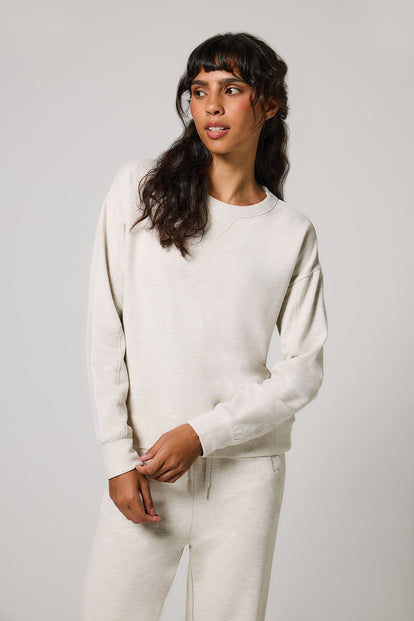 Sweat Lounge-Luxe - Vanilla Marl