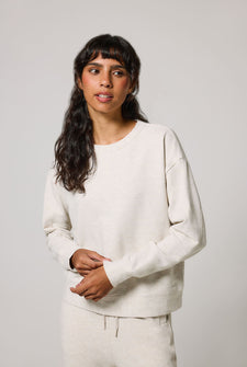 Sweat Lounge-Luxe - Vanilla Marl