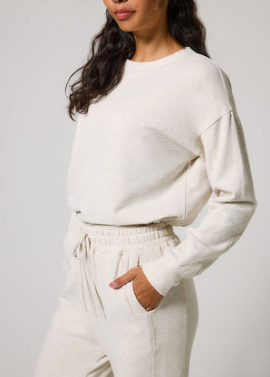 Pantalon de jogging Lounge-Luxe - Vanilla Marl