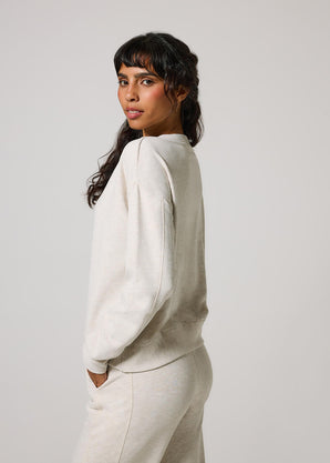 Sweat Lounge-Luxe - Vanilla Marl