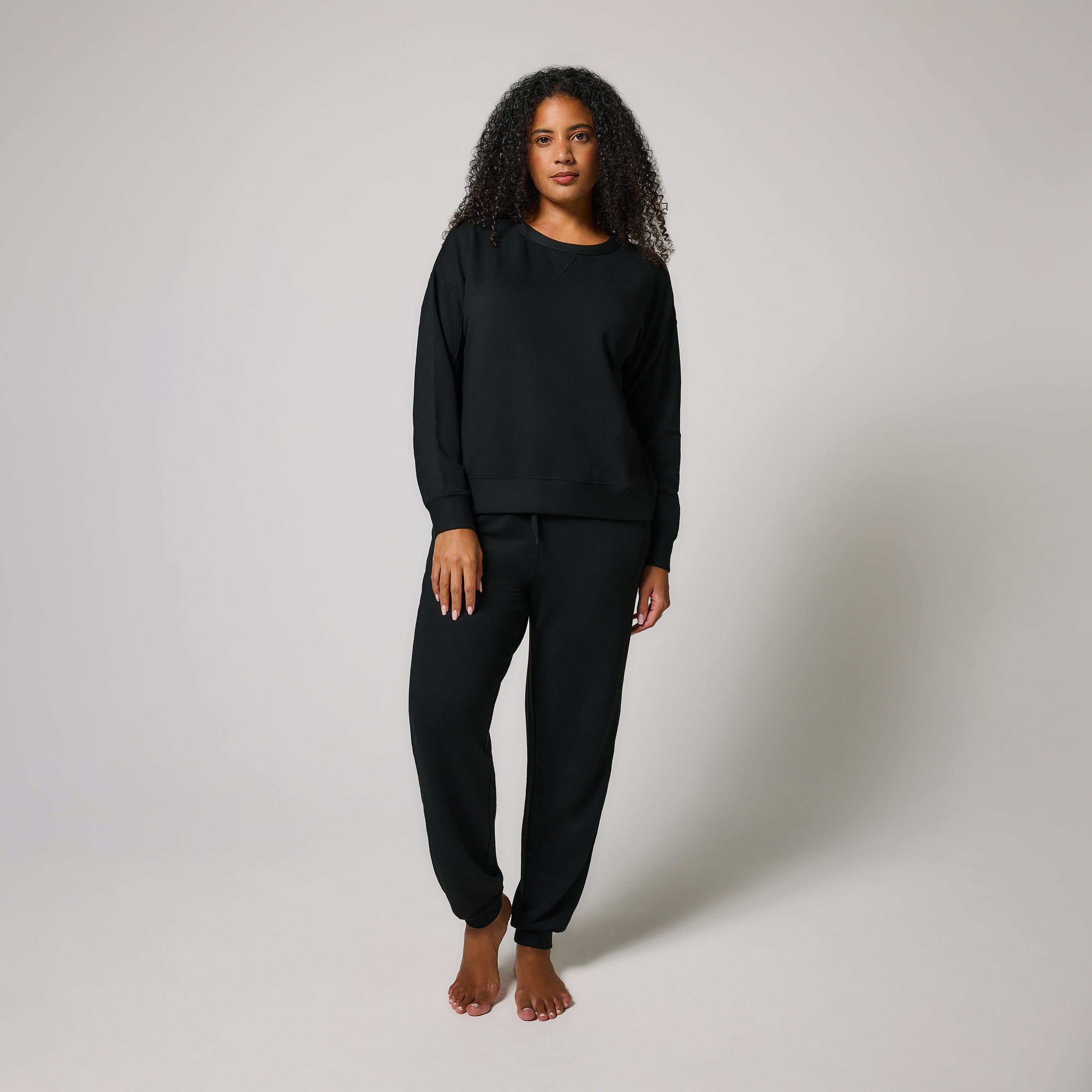 Pantalon de jogging Lounge-Luxe - Noir