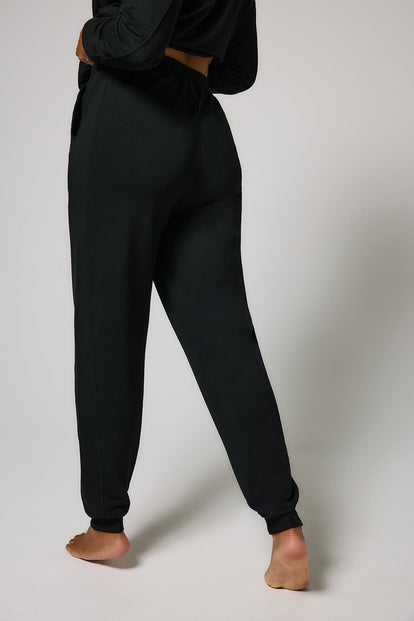 Pantalon de jogging Lounge-Luxe - Noir