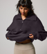 ALL SZN organique Pull Oversize avec Quart de Zip - Shadow Grey
