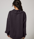 ALL SZN organique Pull Oversize avec Quart de Zip - Shadow Grey