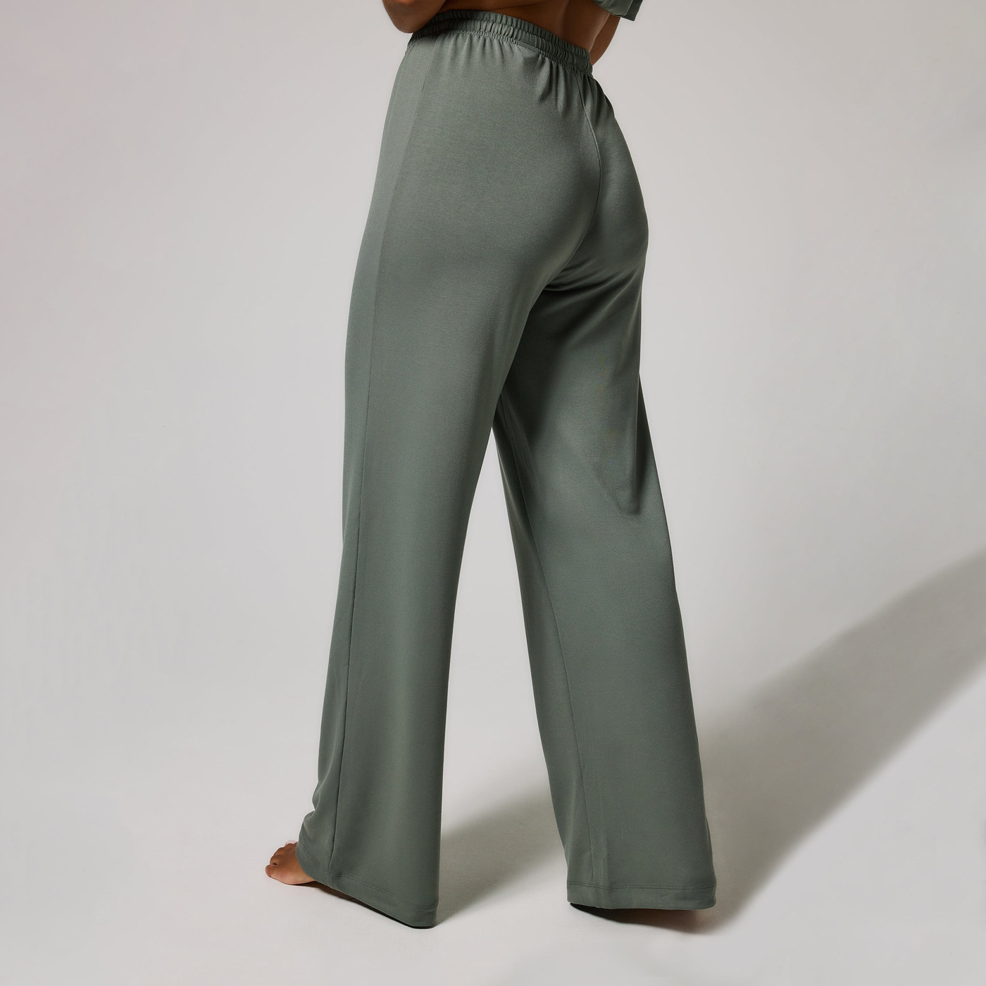 Ensemble lounge évasé tout doux - Sage Green