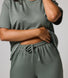Ensemble lounge évasé tout doux - Sage Green