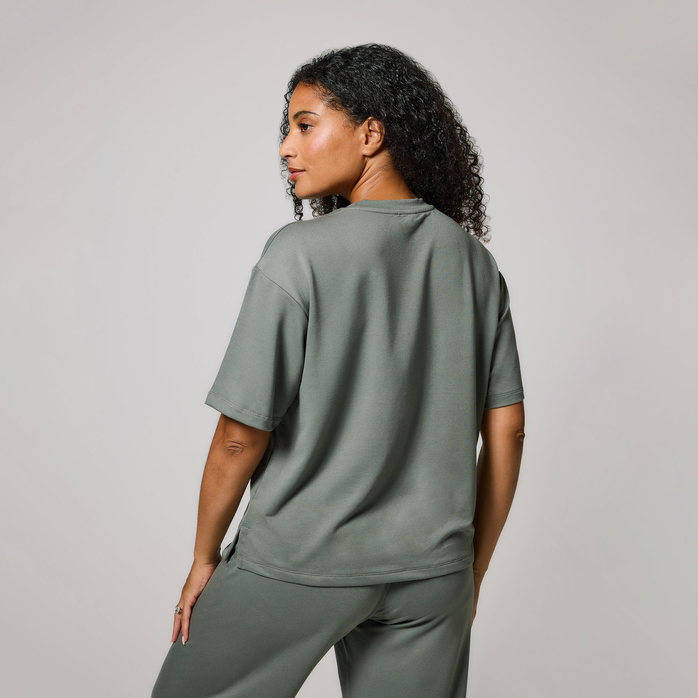 Ensemble lounge évasé tout doux - Sage Green
