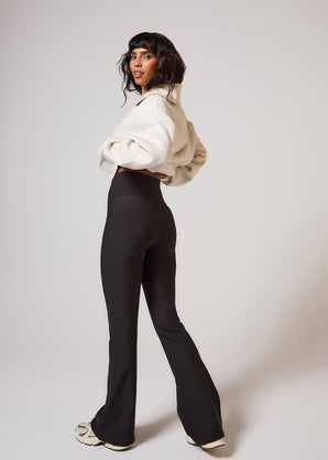 Legging Winter Flare - Black Coffee