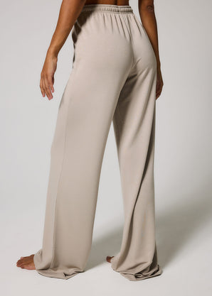 Ensemble lounge évasé tout doux - Oatmeal Beige