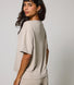 Ensemble lounge évasé tout doux - Oatmeal Beige