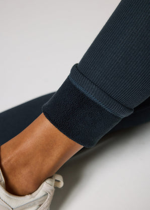 Legging doublé polaire épais - Vintage Navy