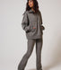 ALL SZN organique Pull Oversize avec Quart de Zip - Slate Green