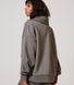 ALL SZN organique Pull Oversize avec Quart de Zip - Slate Green