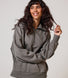 ALL SZN organique Pull Oversize avec Quart de Zip - Slate Green