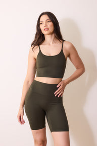 Brassière de sport grande taille 24/7 Revitalise - Deep Olive