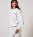 ALL SZN organique Sweat à Capuche Oversize grande taille Style 3 - Light Grey Marl
