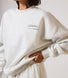 ALL SZN organique Sweat à Capuche Oversize grande taille Style 3 - Light Grey Marl