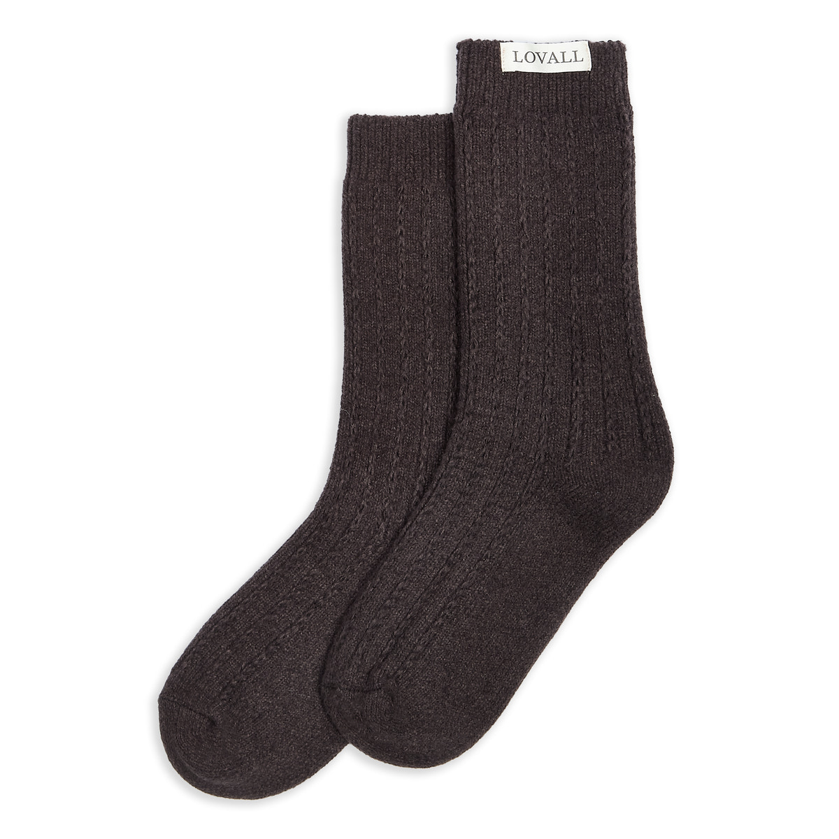 Chaussettes Tricotées - Café Noir