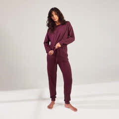 Pantalon de jogging Luxe Lounge - Cerise Foncé