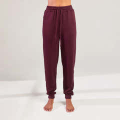 Pantalon de jogging Luxe Lounge - Cerise Foncé