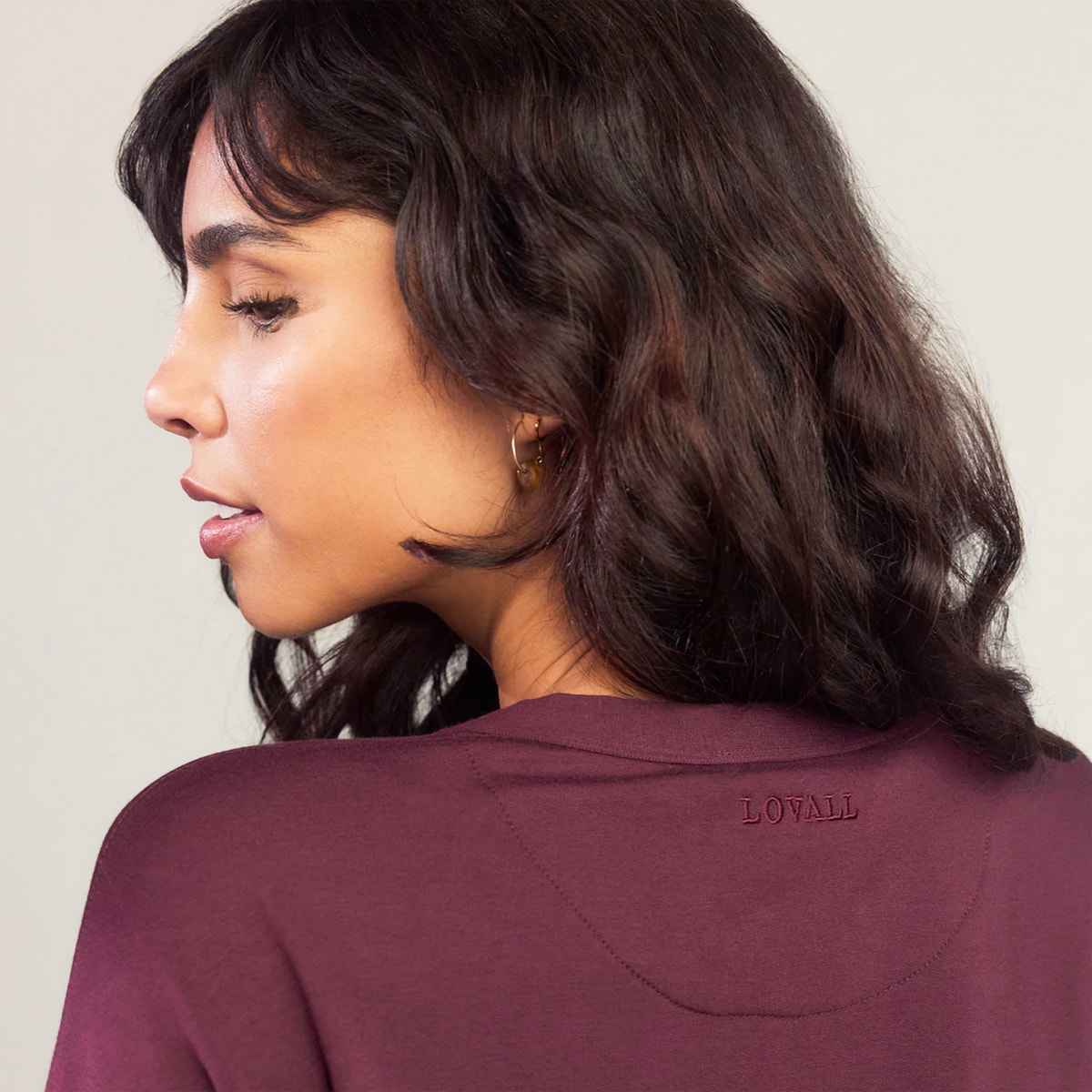 Sweat-shirt Luxe Lounge - Cerise Foncé