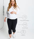 Legging de grossesse court Everyday - Noir