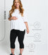 Jegging de grossesse court - Noir