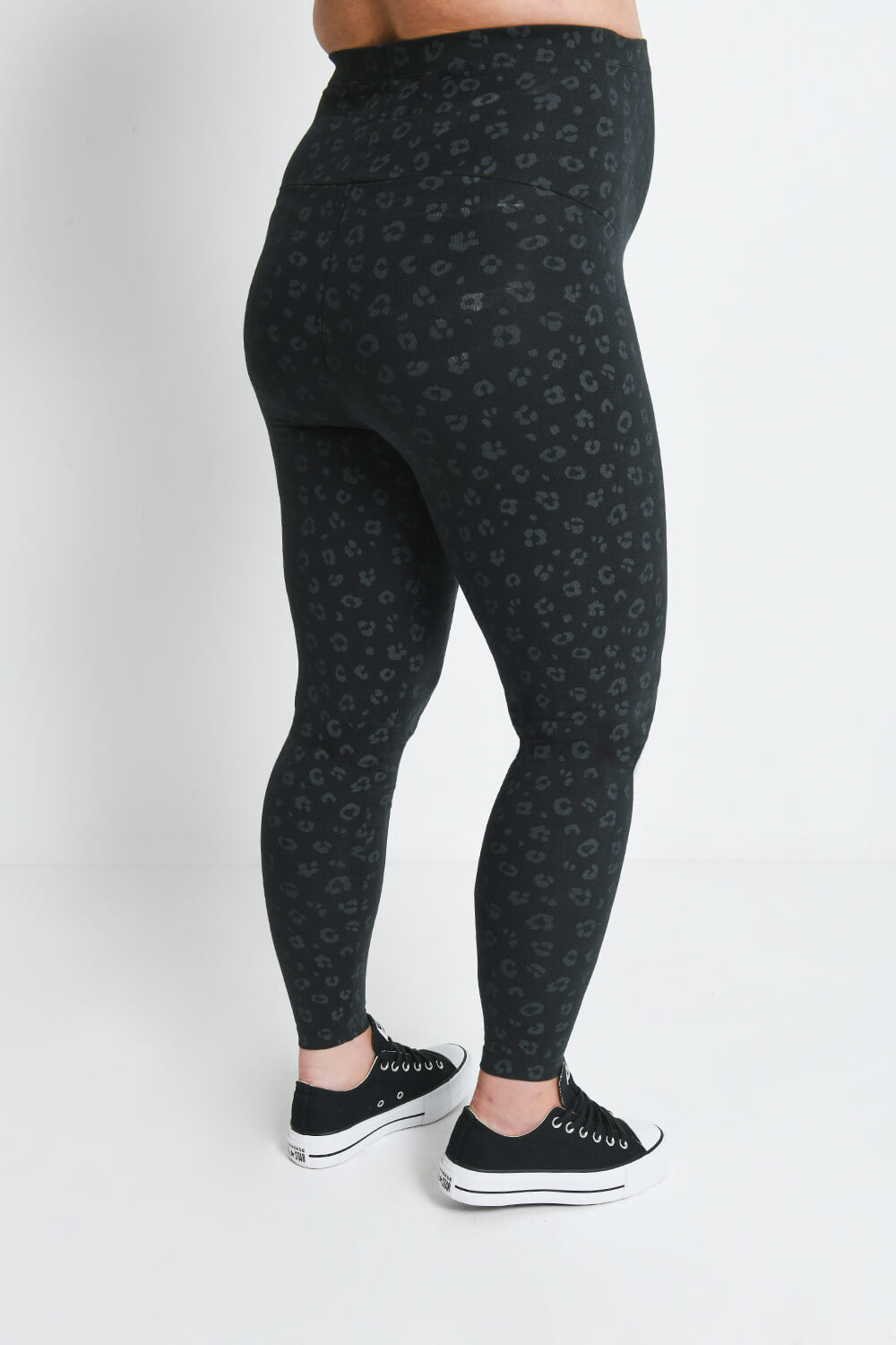 Legging de grossesse Everyday - Noir Animal Print