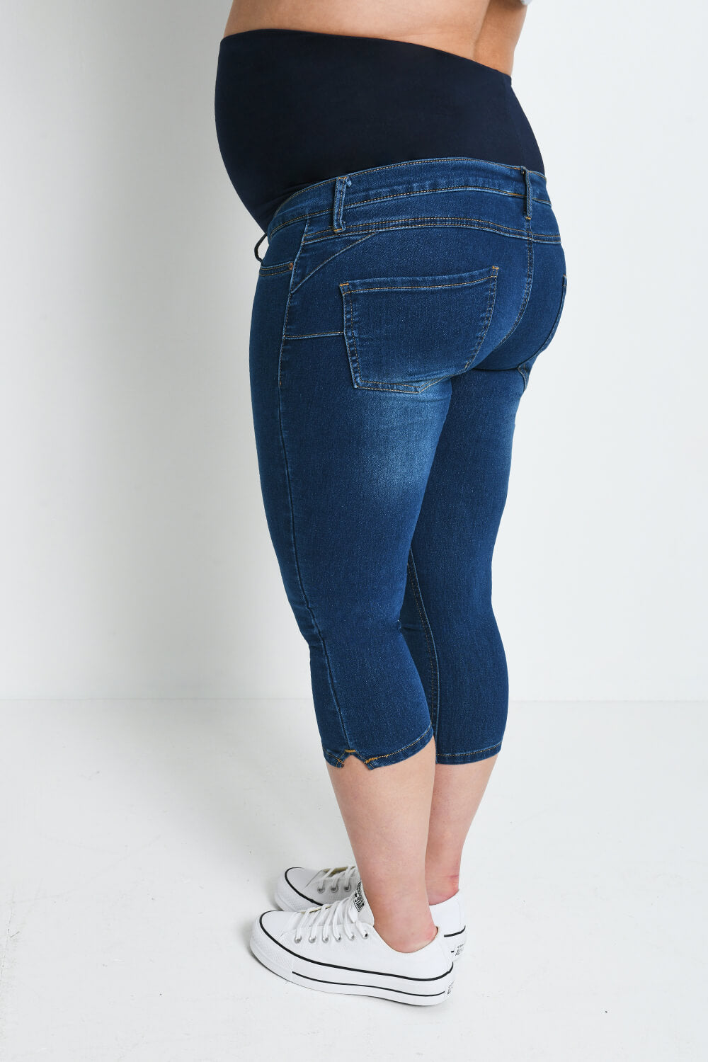 Jegging de grossesse court - Dark Bleu