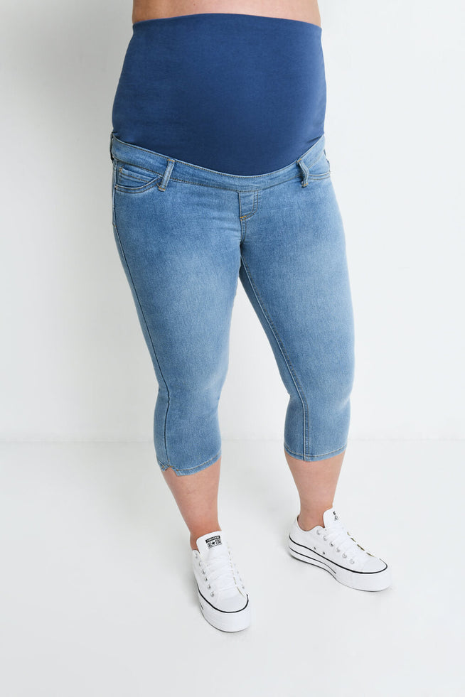 Jegging de grossesse court - Light Bleu