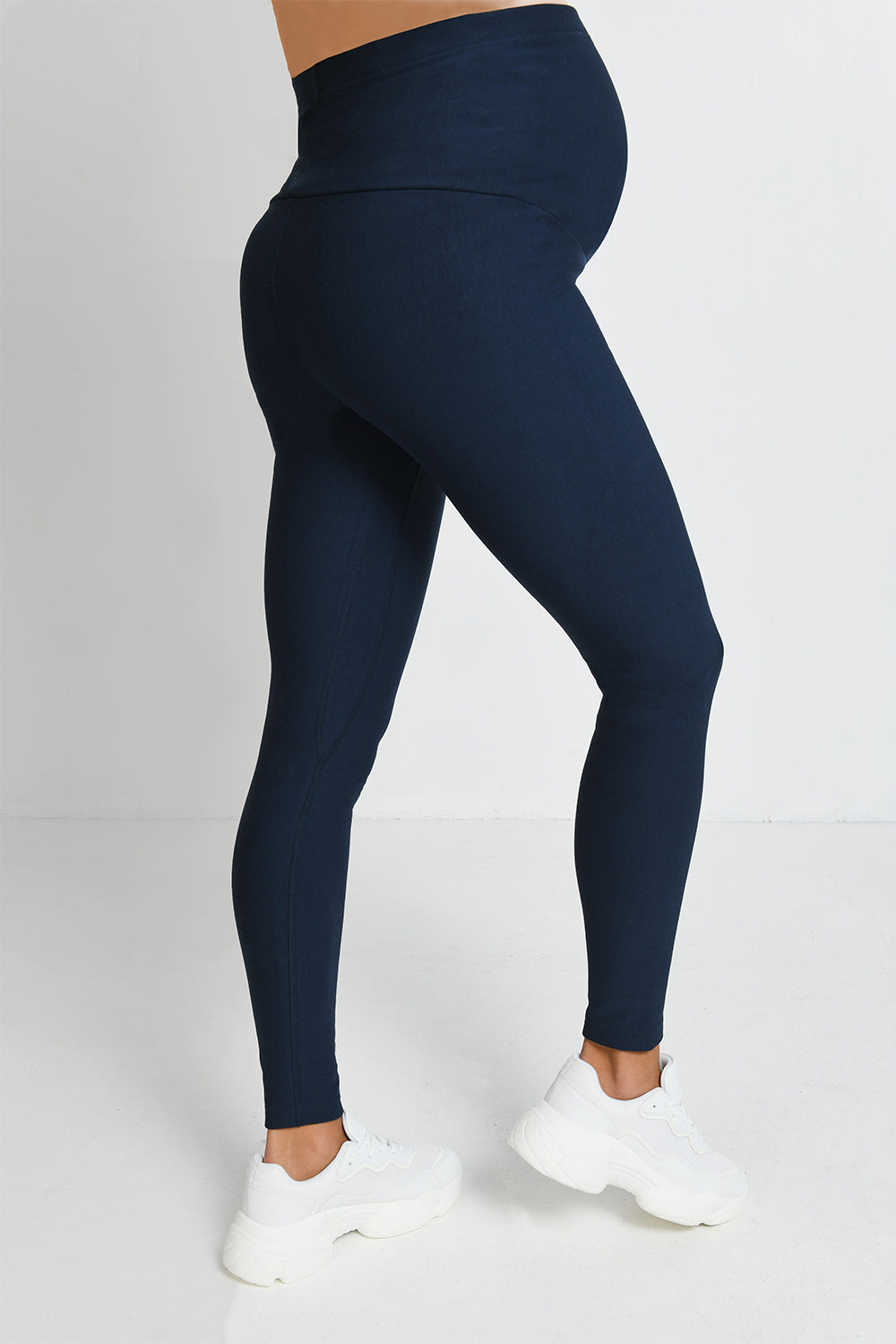 Legging de grossesse d'hiver de tous les jours – Marine