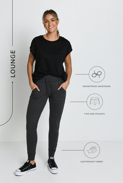 Pantalon de jogging taille haute Recharge - Odyssey Gris